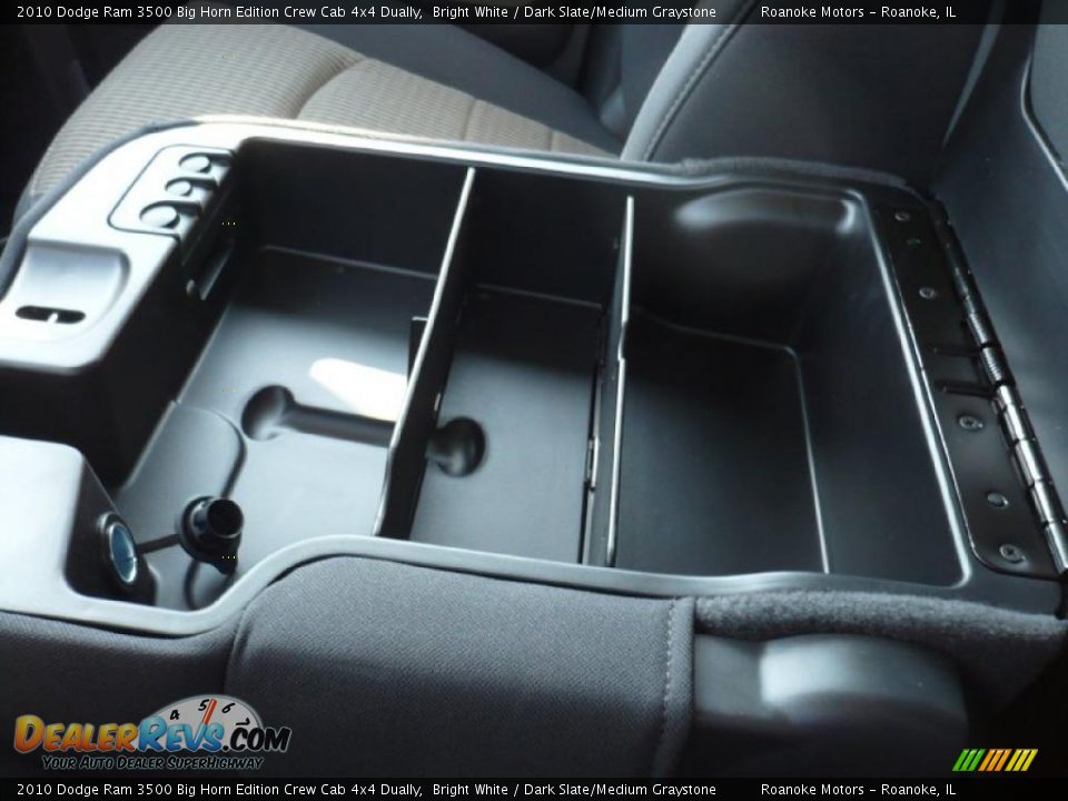 2010 Dodge Ram 3500 Big Horn Edition Crew Cab 4x4 Dually Bright White / Dark Slate/Medium Graystone Photo #12