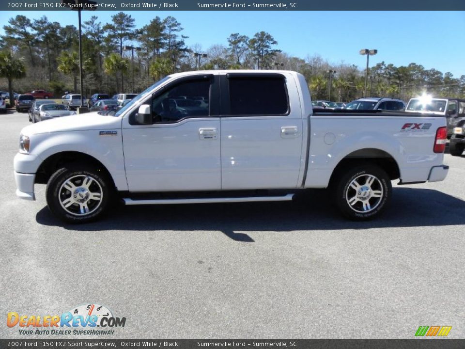 2007 Ford F150 FX2 Sport SuperCrew Oxford White / Black Photo #2