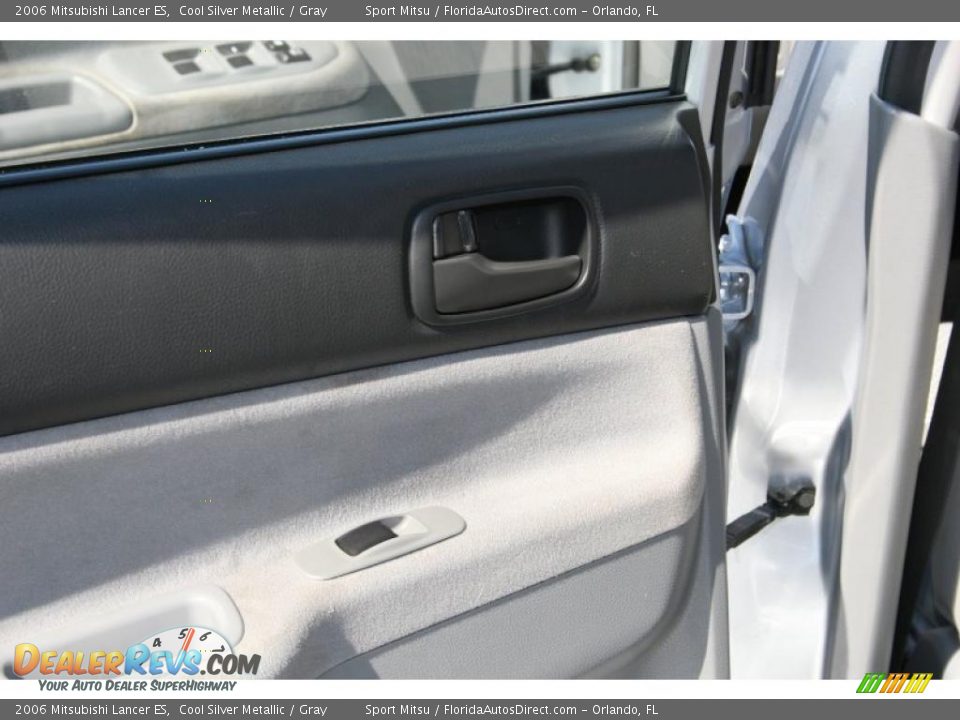 2006 Mitsubishi Lancer ES Cool Silver Metallic / Gray Photo #25