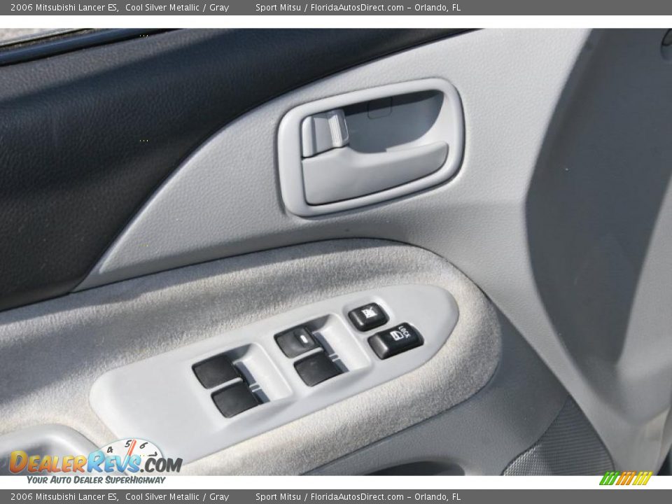 2006 Mitsubishi Lancer ES Cool Silver Metallic / Gray Photo #27