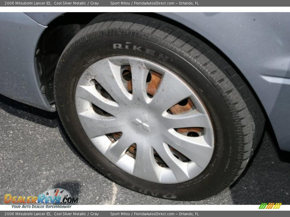 2006 Mitsubishi Lancer ES Cool Silver Metallic / Gray Photo #28
