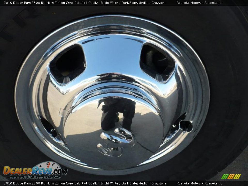 2010 Dodge Ram 3500 Big Horn Edition Crew Cab 4x4 Dually Bright White / Dark Slate/Medium Graystone Photo #20