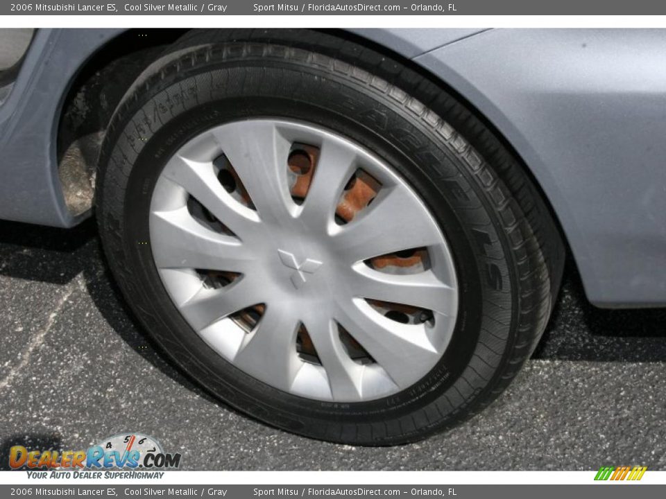 2006 Mitsubishi Lancer ES Cool Silver Metallic / Gray Photo #29