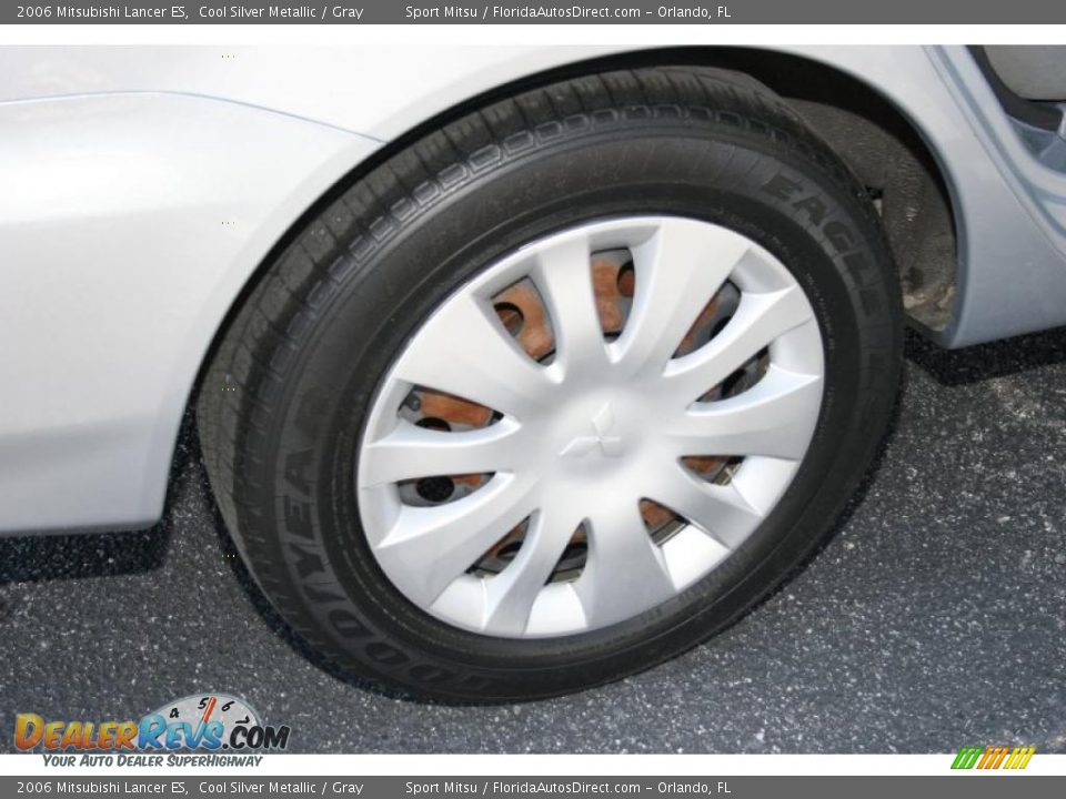 2006 Mitsubishi Lancer ES Cool Silver Metallic / Gray Photo #30