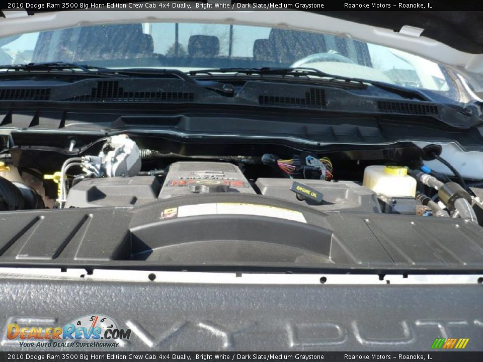 2010 Dodge Ram 3500 Big Horn Edition Crew Cab 4x4 Dually Bright White / Dark Slate/Medium Graystone Photo #22