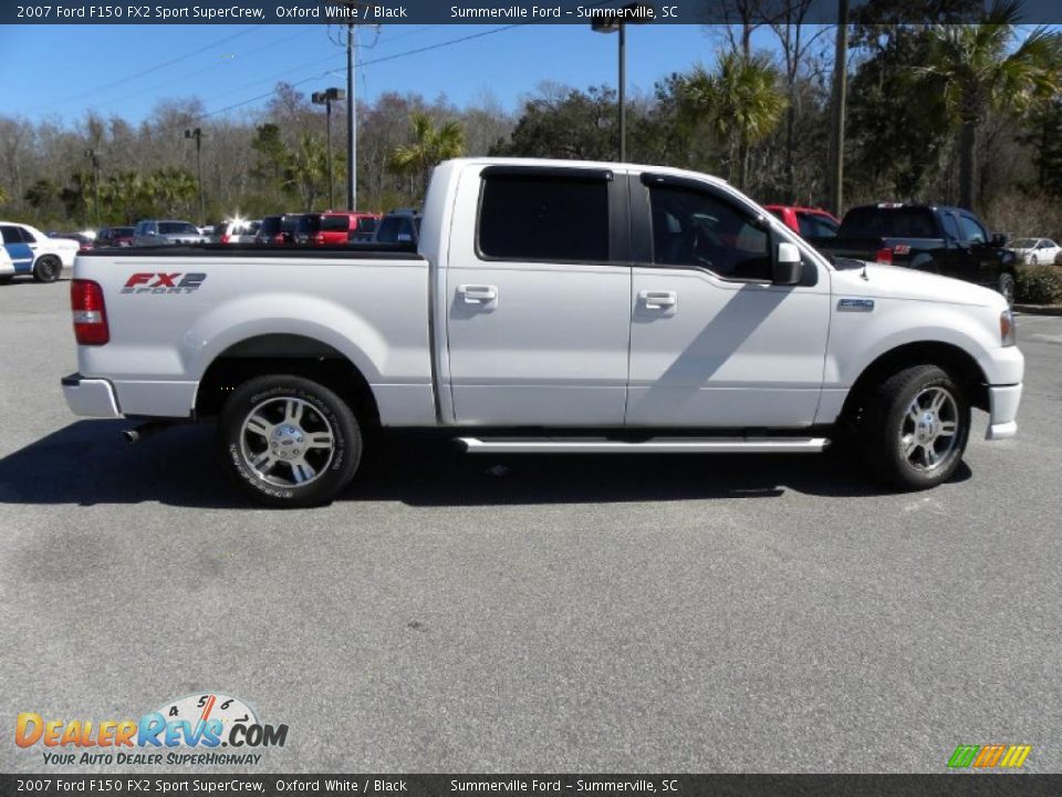 2007 Ford F150 FX2 Sport SuperCrew Oxford White / Black Photo #13