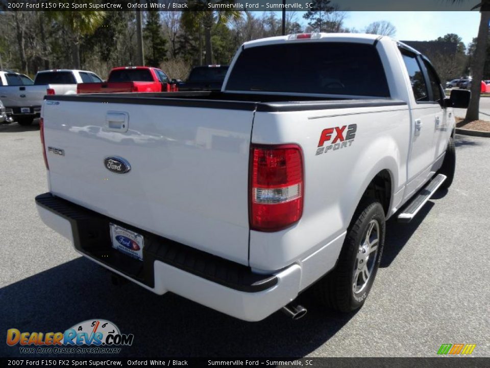 2007 Ford F150 FX2 Sport SuperCrew Oxford White / Black Photo #14