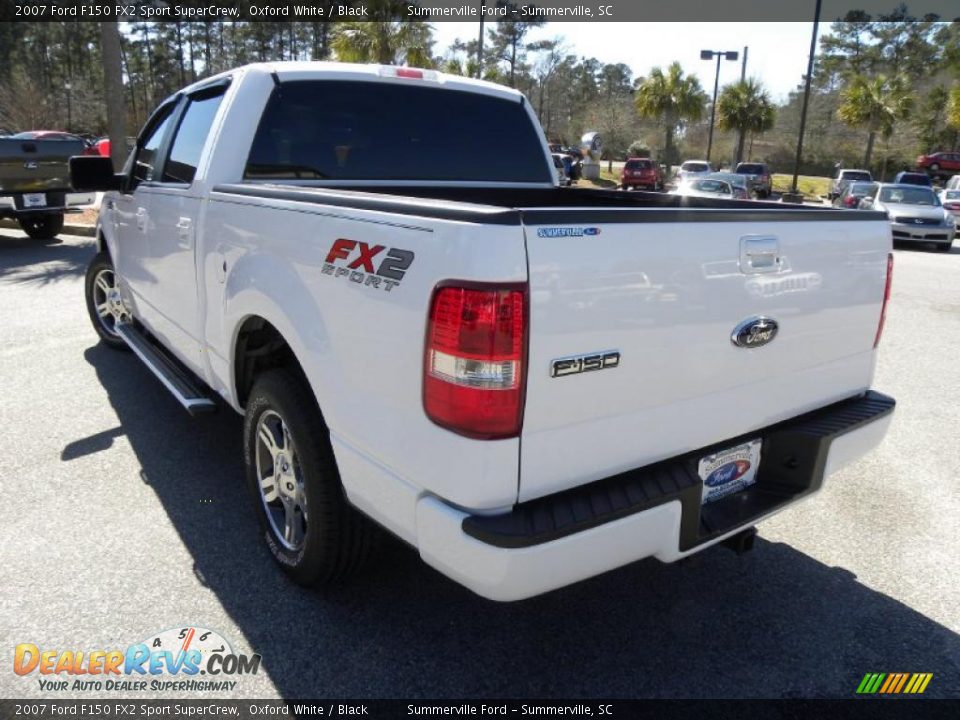 2007 Ford F150 FX2 Sport SuperCrew Oxford White / Black Photo #17