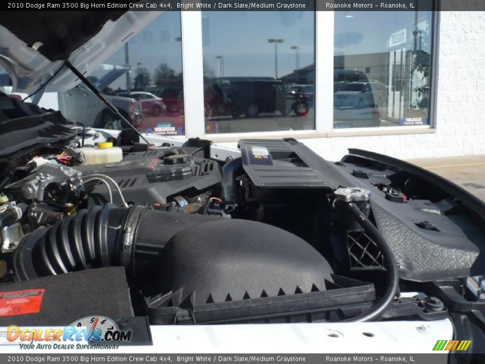 2010 Dodge Ram 3500 Big Horn Edition Crew Cab 4x4 Bright White / Dark Slate/Medium Graystone Photo #21