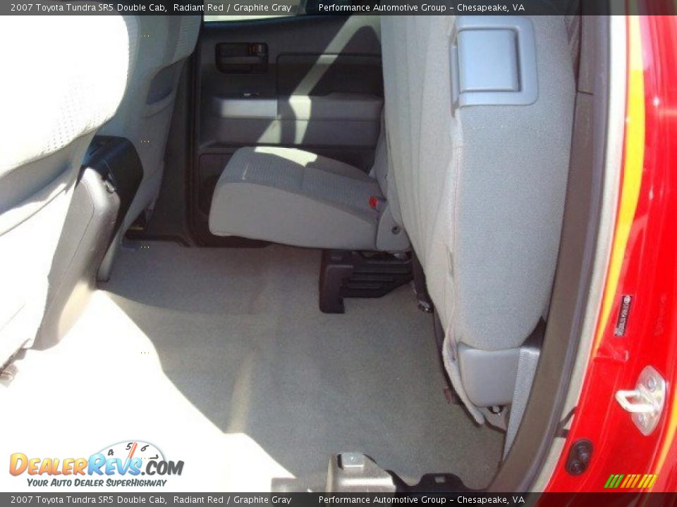 2007 Toyota Tundra SR5 Double Cab Radiant Red / Graphite Gray Photo #13