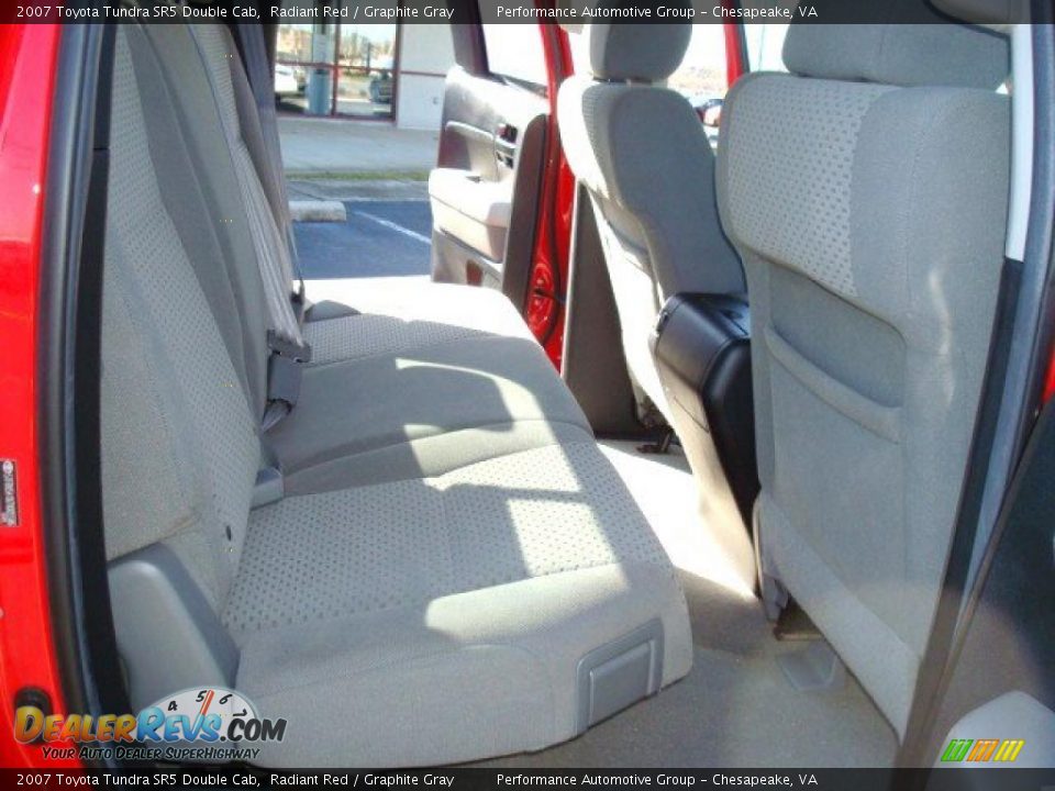 2007 Toyota Tundra SR5 Double Cab Radiant Red / Graphite Gray Photo #16