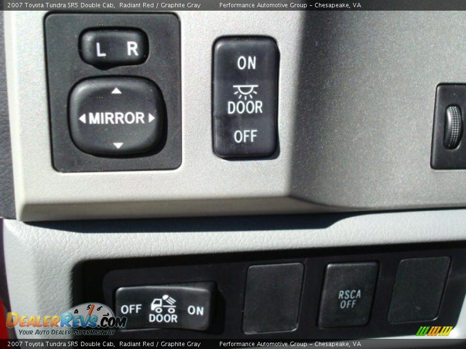 2007 Toyota Tundra SR5 Double Cab Radiant Red / Graphite Gray Photo #23