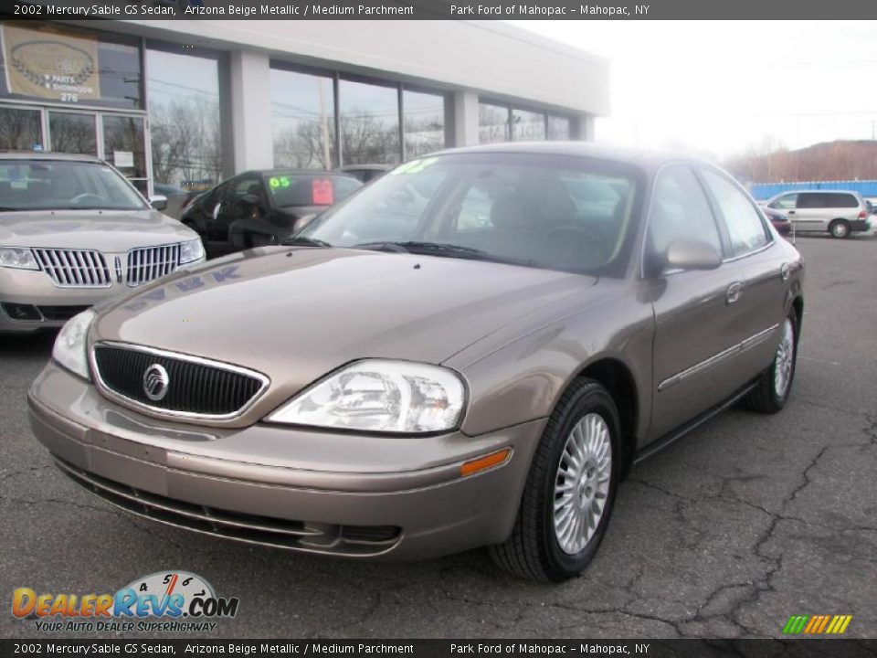 2002 Mercury Sable GS Sedan Arizona Beige Metallic / Medium Parchment Photo #1