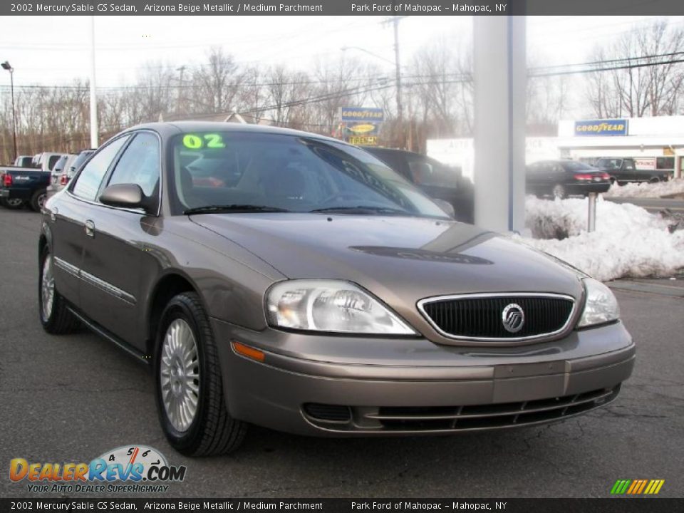 2002 Mercury Sable GS Sedan Arizona Beige Metallic / Medium Parchment Photo #2