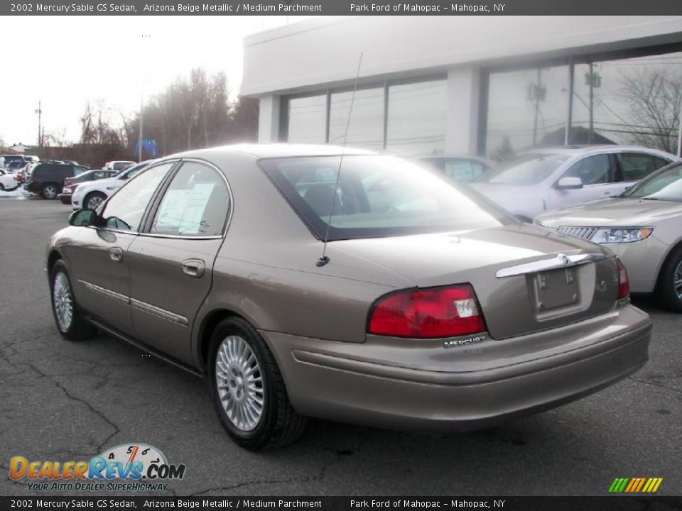 2002 Mercury Sable GS Sedan Arizona Beige Metallic / Medium Parchment Photo #4