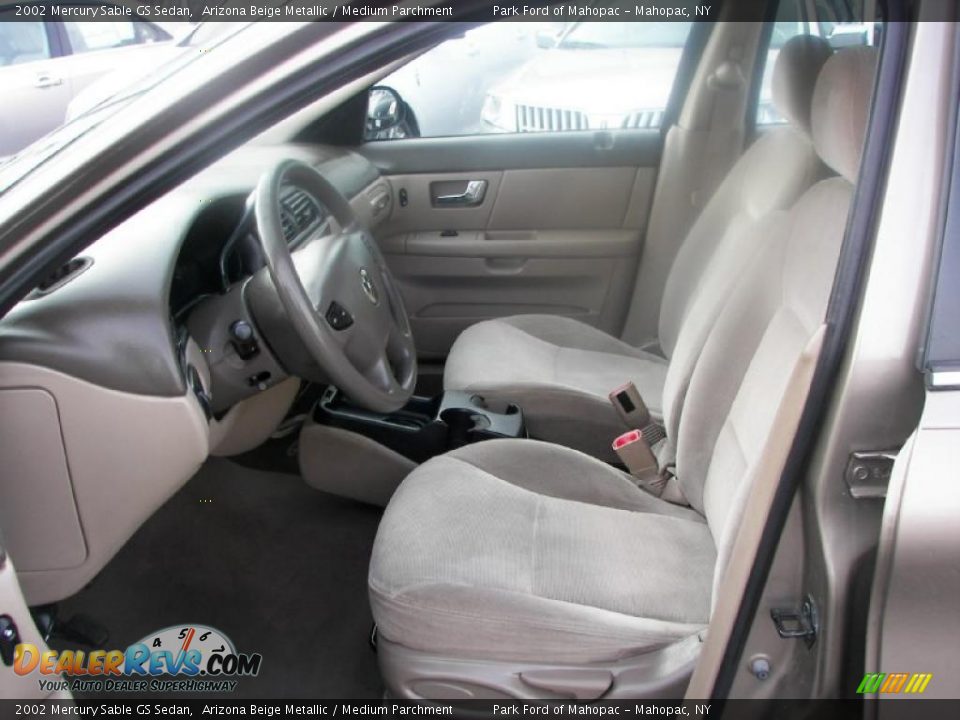 2002 Mercury Sable GS Sedan Arizona Beige Metallic / Medium Parchment Photo #5