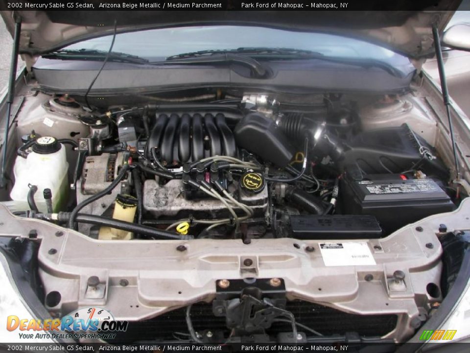 2002 Mercury Sable GS Sedan Arizona Beige Metallic / Medium Parchment Photo #8