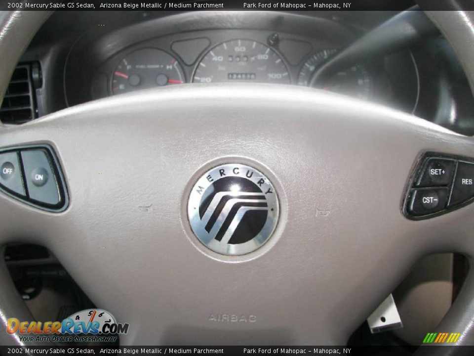 2002 Mercury Sable GS Sedan Arizona Beige Metallic / Medium Parchment Photo #12