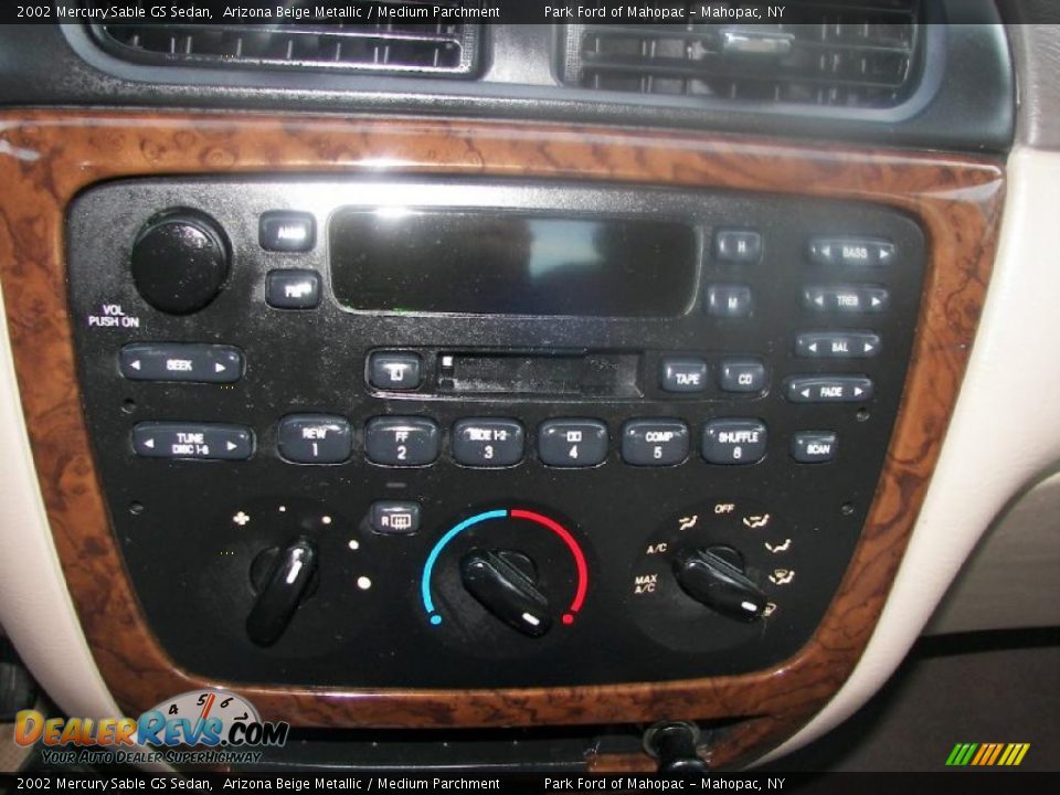 2002 Mercury Sable GS Sedan Arizona Beige Metallic / Medium Parchment Photo #14