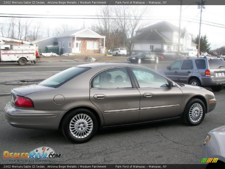 2002 Mercury Sable GS Sedan Arizona Beige Metallic / Medium Parchment Photo #16