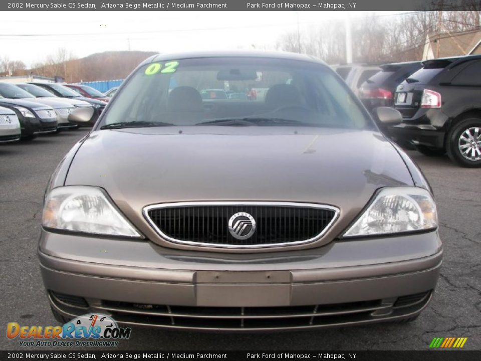 2002 Mercury Sable GS Sedan Arizona Beige Metallic / Medium Parchment Photo #17