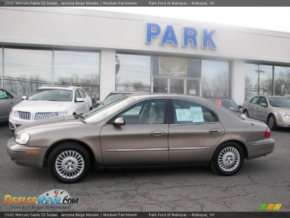 2002 Mercury Sable GS Sedan Arizona Beige Metallic / Medium Parchment Photo #19