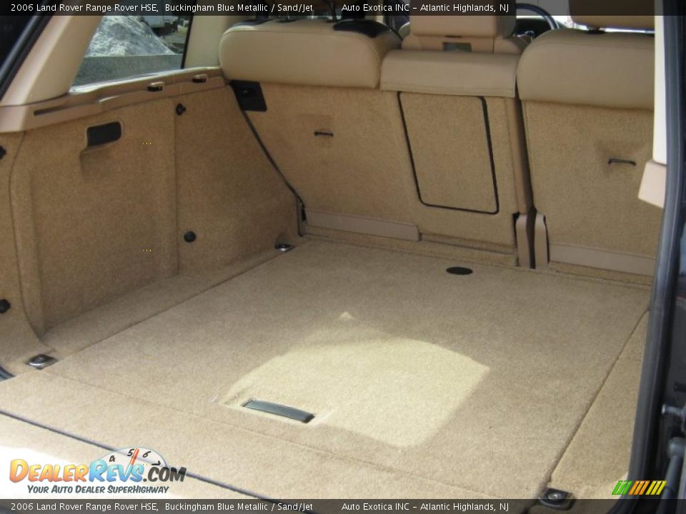 2006 Land Rover Range Rover HSE Buckingham Blue Metallic / Sand/Jet Photo #8