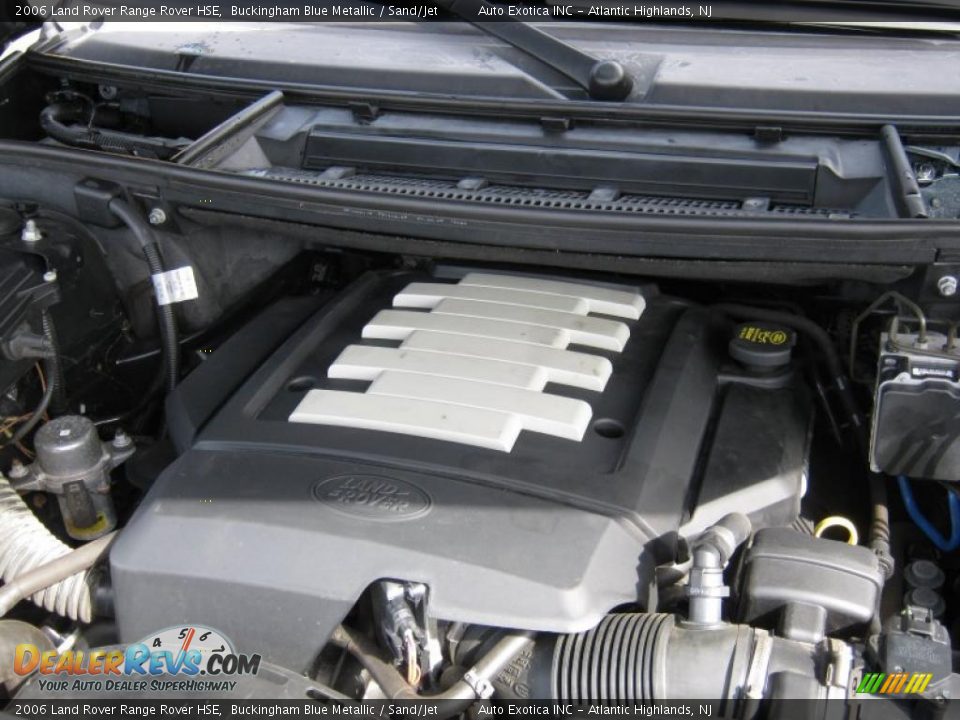 2006 Land Rover Range Rover HSE Buckingham Blue Metallic / Sand/Jet Photo #9