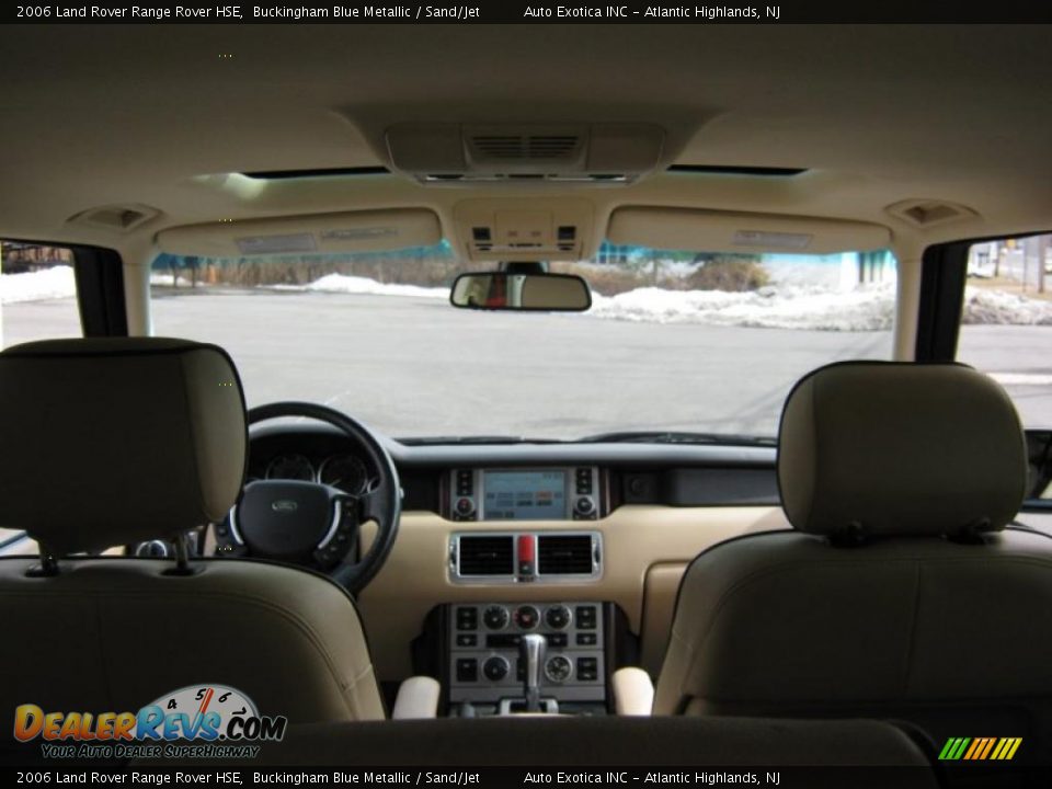 2006 Land Rover Range Rover HSE Buckingham Blue Metallic / Sand/Jet Photo #10