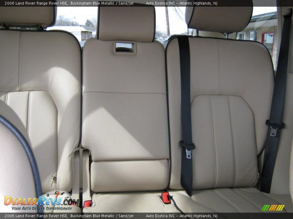 2006 Land Rover Range Rover HSE Buckingham Blue Metallic / Sand/Jet Photo #12