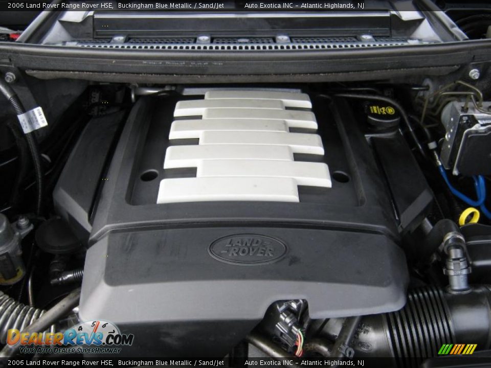 2006 Land Rover Range Rover HSE Buckingham Blue Metallic / Sand/Jet Photo #15