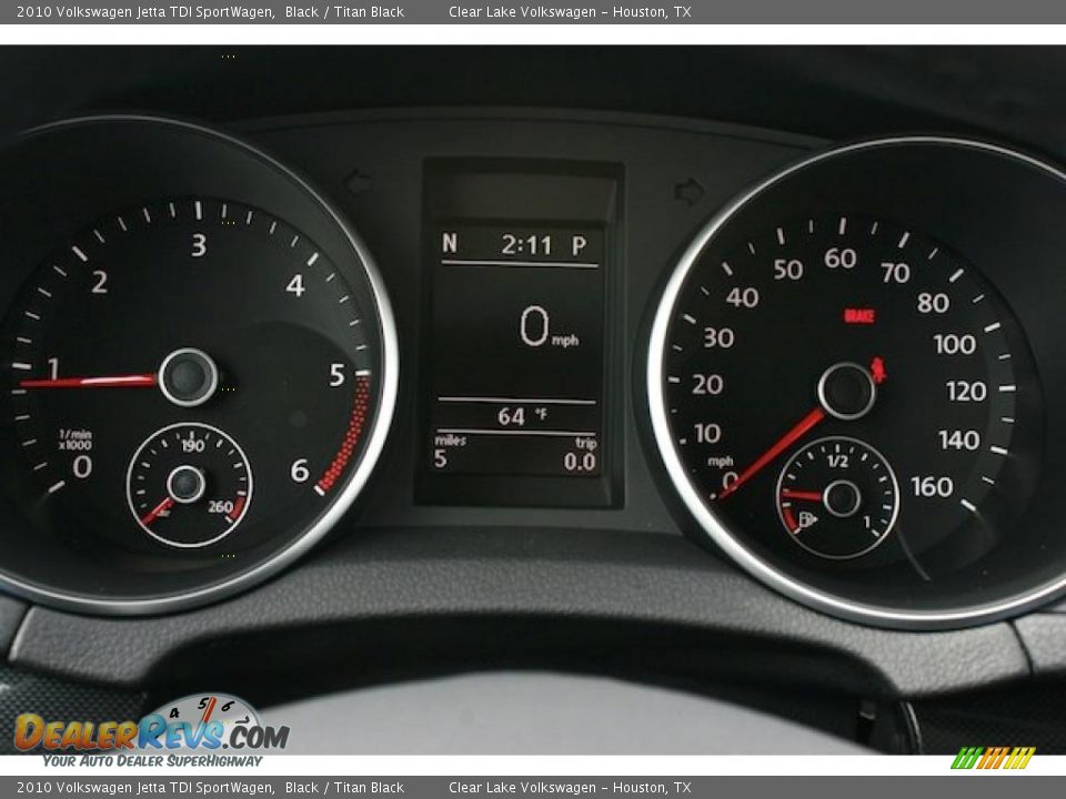 2010 Volkswagen Jetta TDI SportWagen Black / Titan Black Photo #21