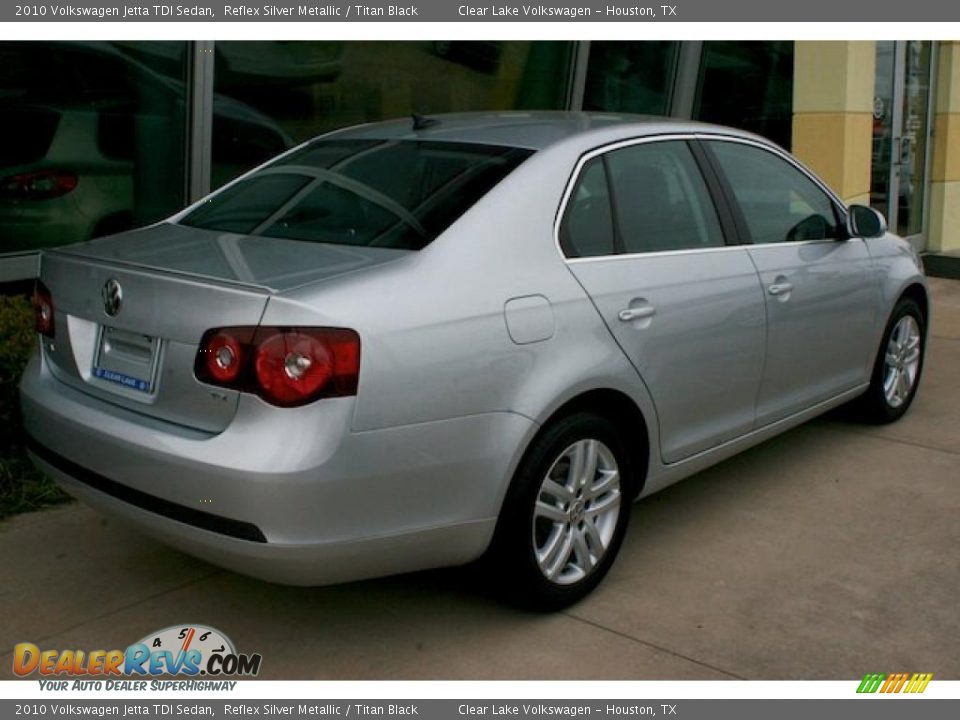 2010 Volkswagen Jetta TDI Sedan Reflex Silver Metallic / Titan Black Photo #3