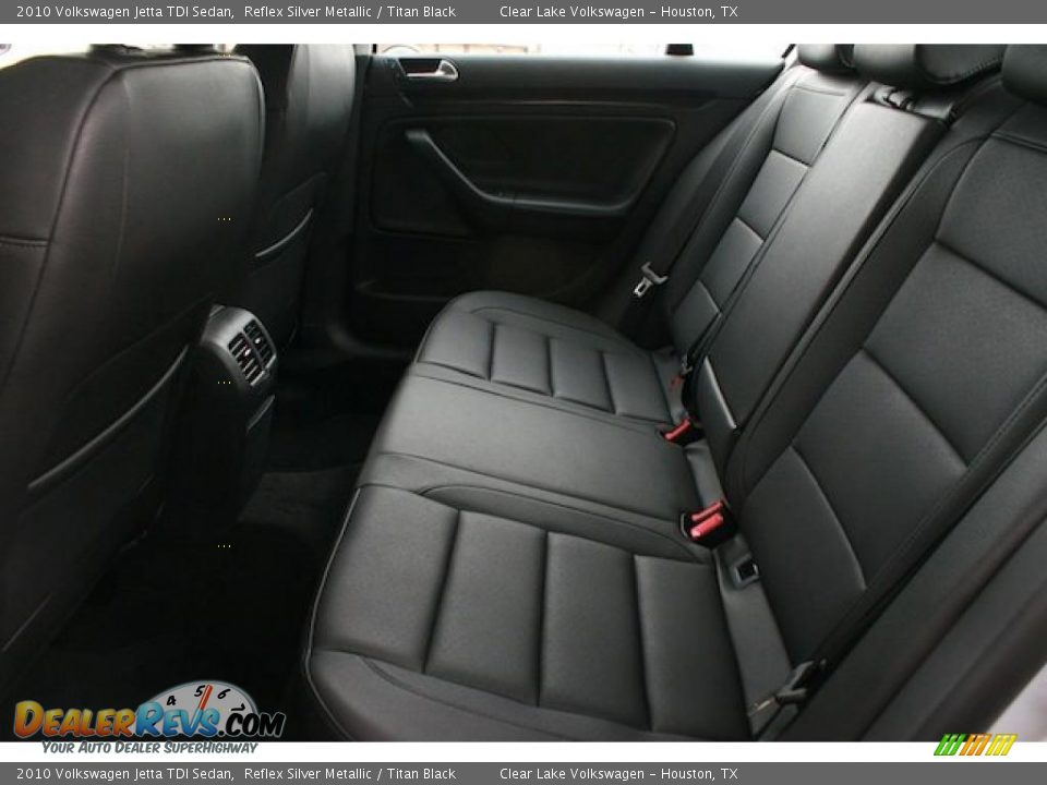 2010 Volkswagen Jetta TDI Sedan Reflex Silver Metallic / Titan Black Photo #8