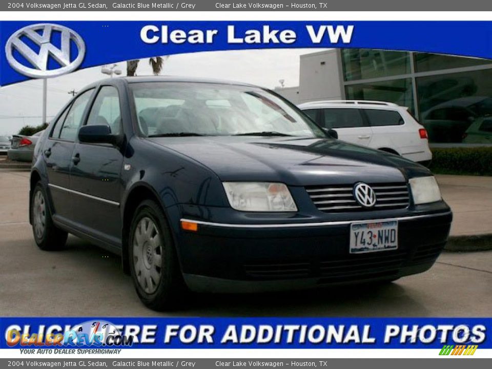 2004 Volkswagen Jetta GL Sedan Galactic Blue Metallic / Grey Photo #1