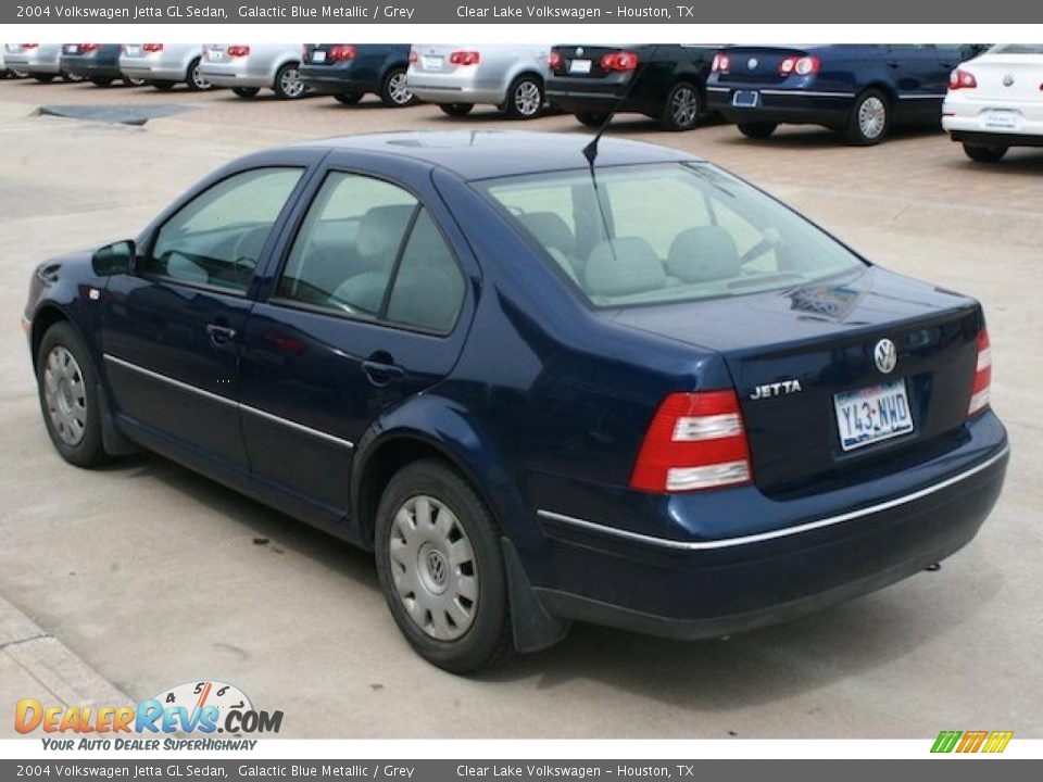 2004 Volkswagen Jetta GL Sedan Galactic Blue Metallic / Grey Photo #2