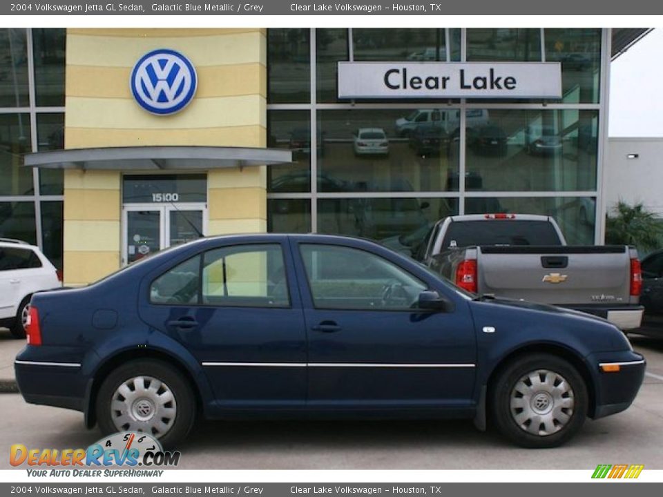 2004 Volkswagen Jetta GL Sedan Galactic Blue Metallic / Grey Photo #4