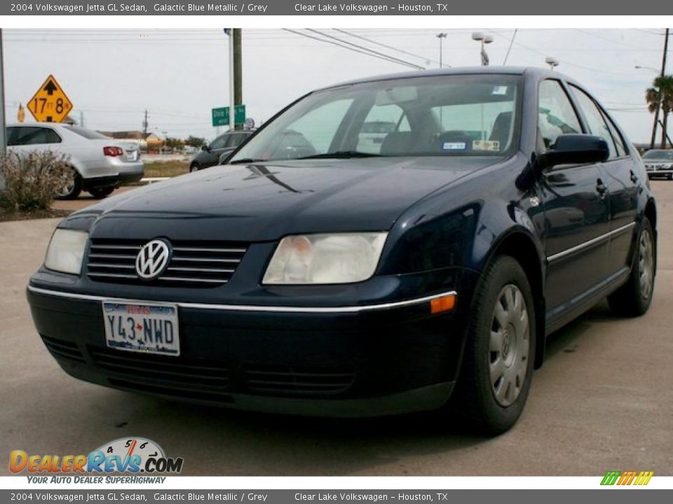 2004 Volkswagen Jetta GL Sedan Galactic Blue Metallic / Grey Photo #11