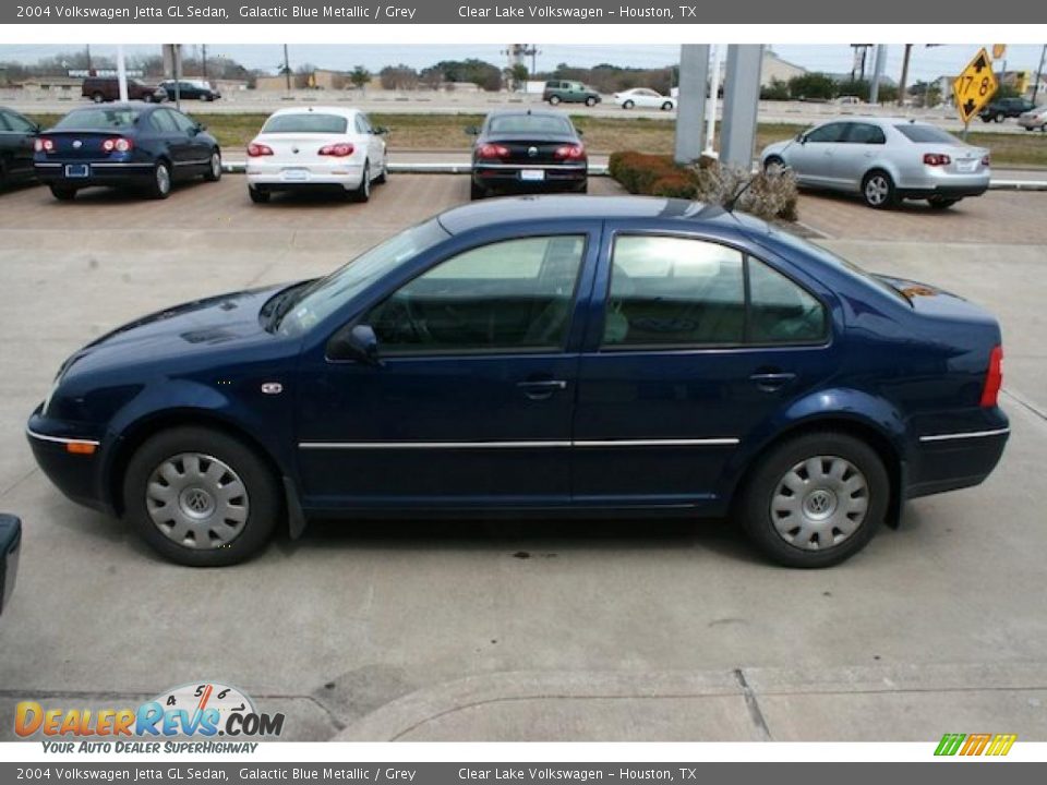 2004 Volkswagen Jetta GL Sedan Galactic Blue Metallic / Grey Photo #12