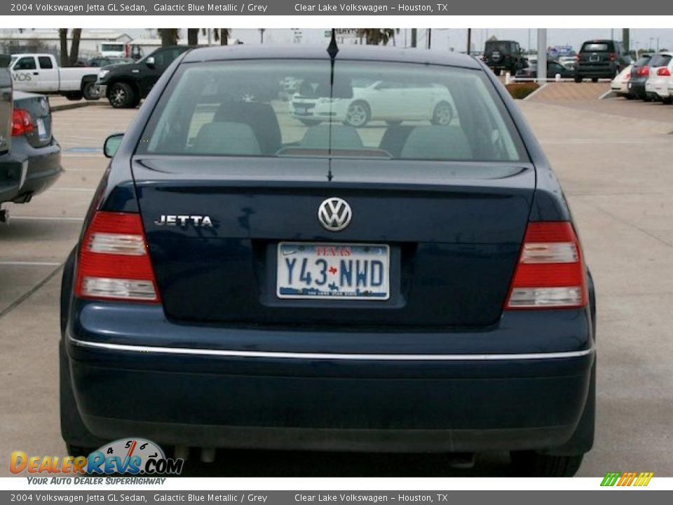 2004 Volkswagen Jetta GL Sedan Galactic Blue Metallic / Grey Photo #14