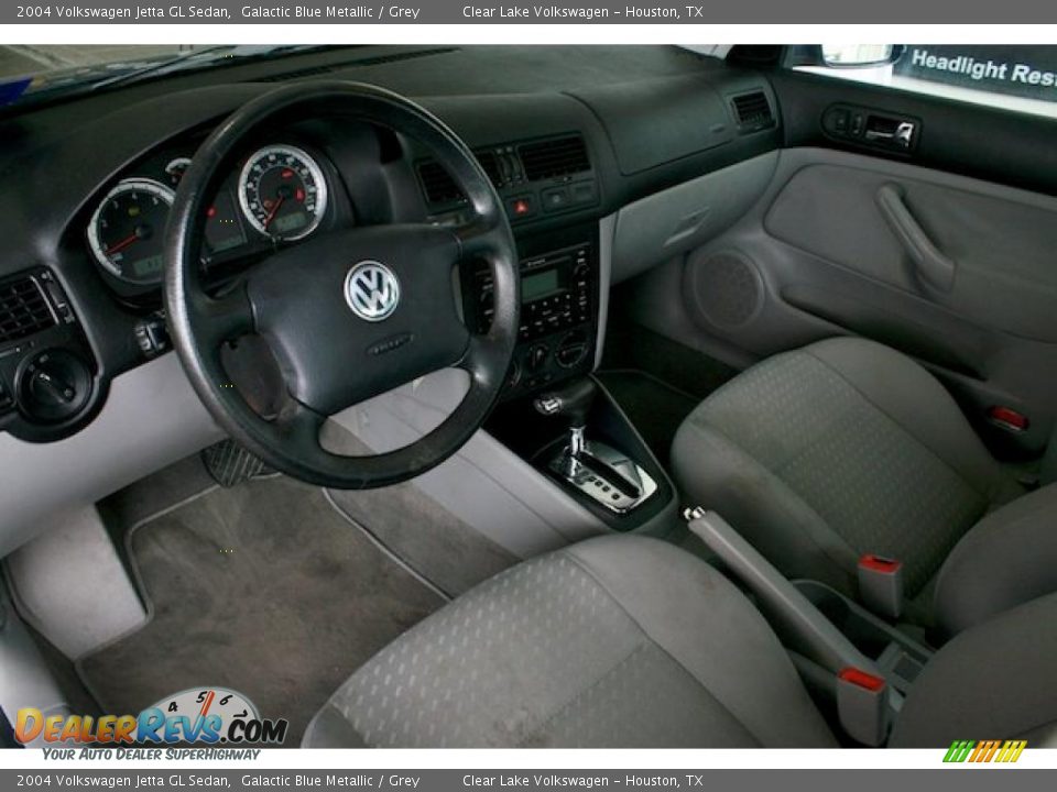2004 Volkswagen Jetta GL Sedan Galactic Blue Metallic / Grey Photo #20