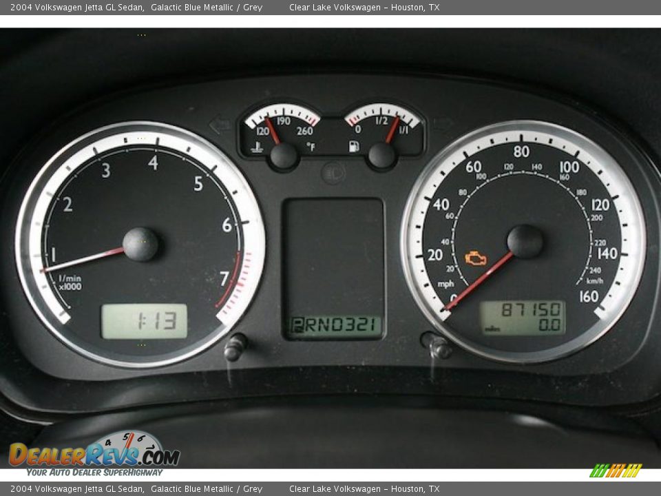 2004 Volkswagen Jetta GL Sedan Galactic Blue Metallic / Grey Photo #33