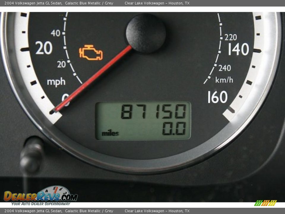 2004 Volkswagen Jetta GL Sedan Galactic Blue Metallic / Grey Photo #34