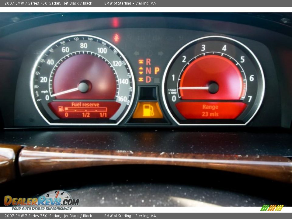2007 BMW 7 Series 750i Sedan Jet Black / Black Photo #14