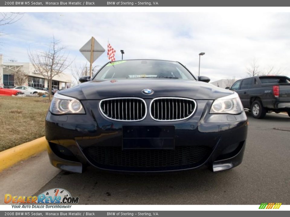 2008 BMW M5 Sedan Monaco Blue Metallic / Black Photo #1