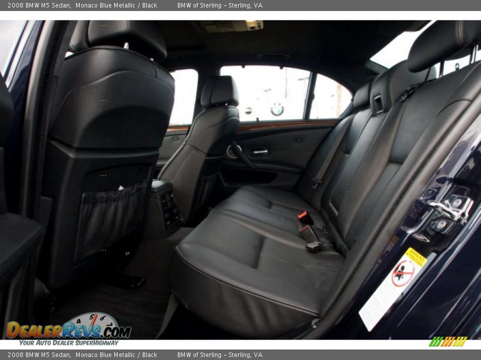 2008 BMW M5 Sedan Monaco Blue Metallic / Black Photo #10