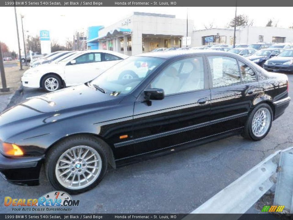1999 BMW 5 Series 540i Sedan Jet Black / Sand Beige Photo #1