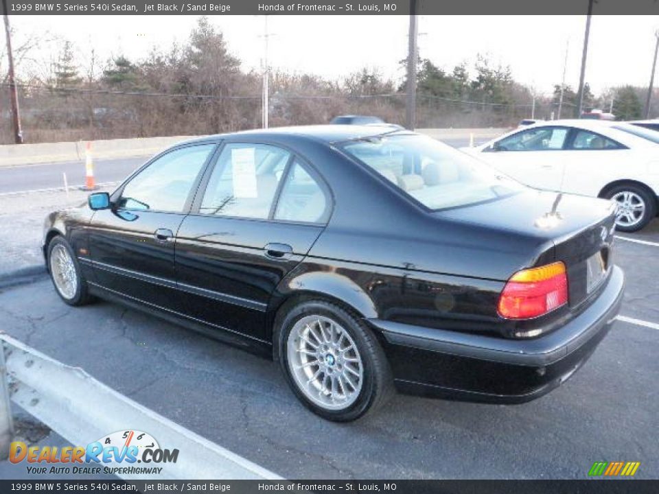 1999 BMW 5 Series 540i Sedan Jet Black / Sand Beige Photo #2