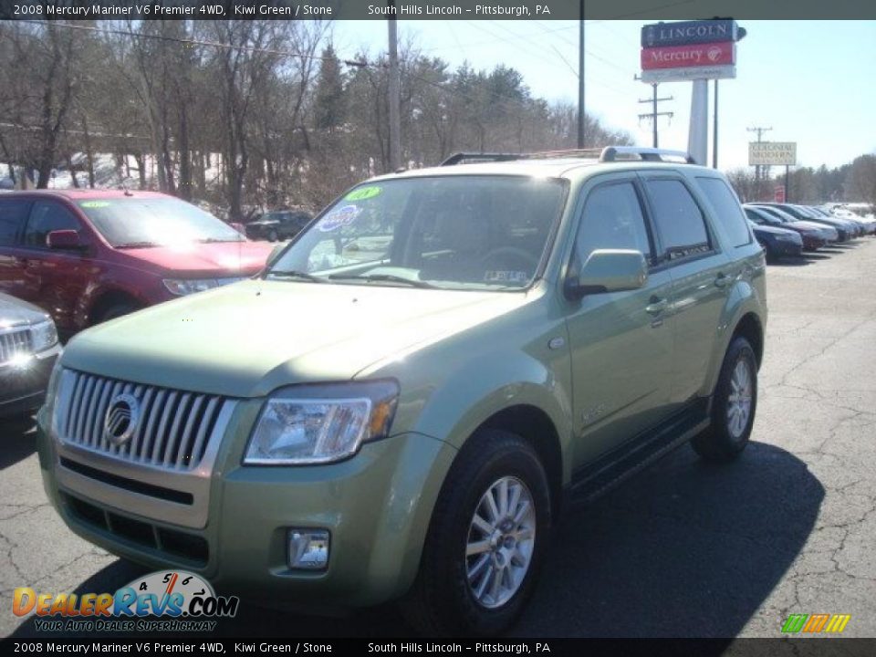 2008 Mercury Mariner V6 Premier 4WD Kiwi Green / Stone Photo #1