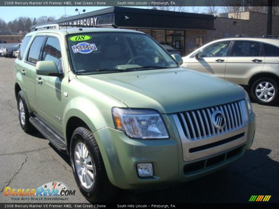 2008 Mercury Mariner V6 Premier 4WD Kiwi Green / Stone Photo #5